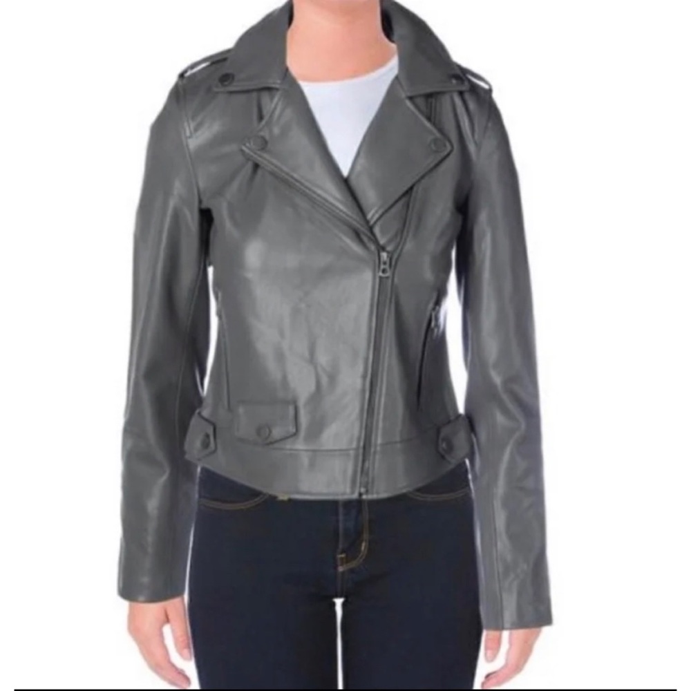 NWT Lucky Brand Faux Leather Moto Jacket